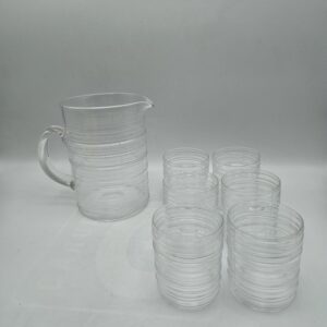 Rustica kaadin ja 6 lasia